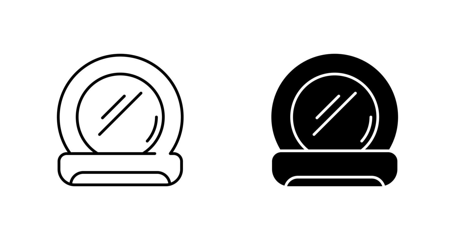 Pocket Mirror Vector Icon