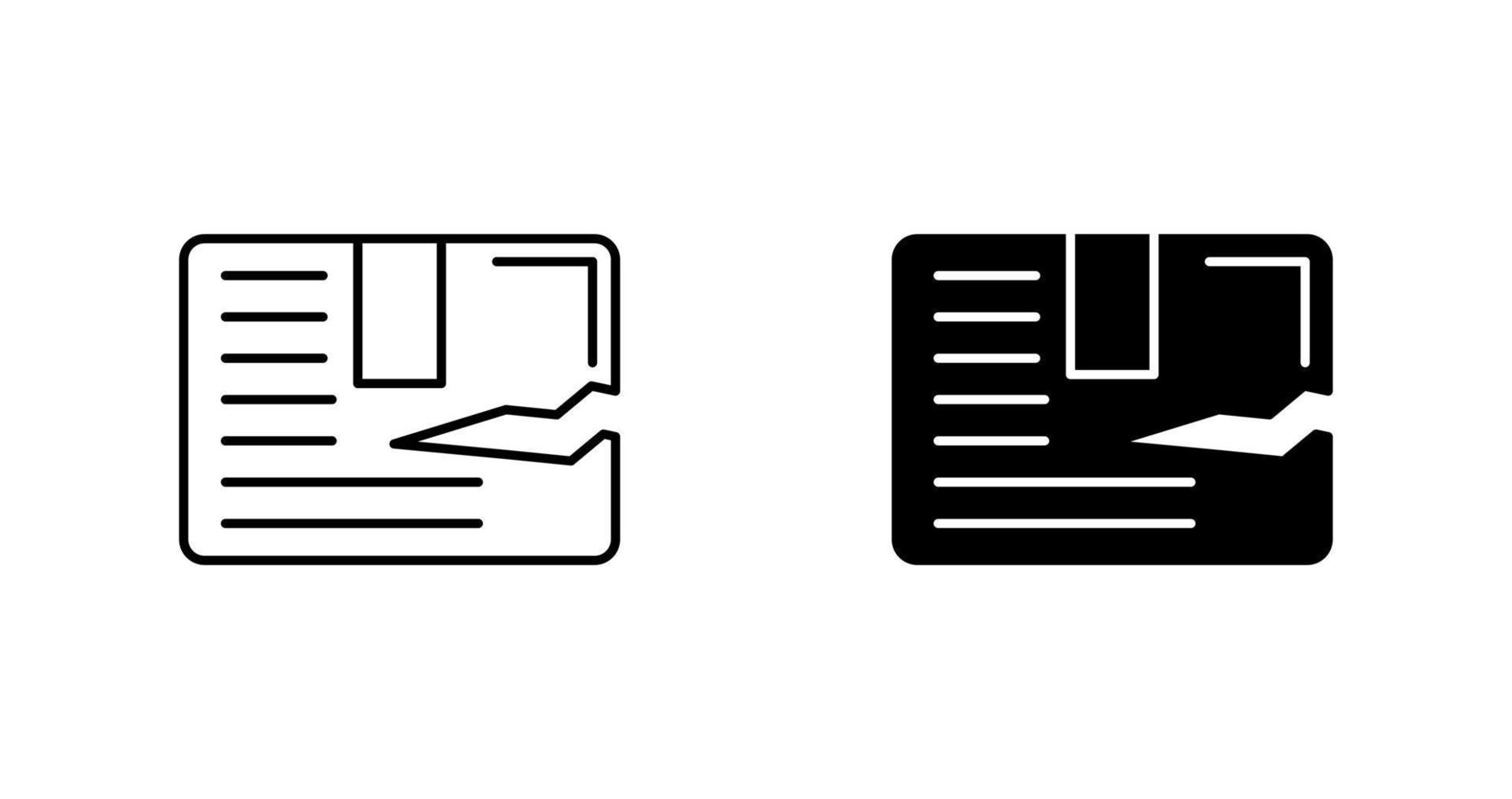 Damage Vector Icon
