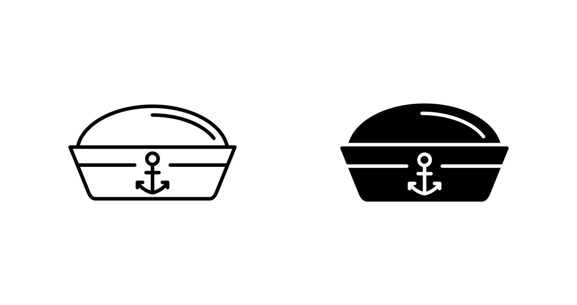 Sailor Hat Vector Icon