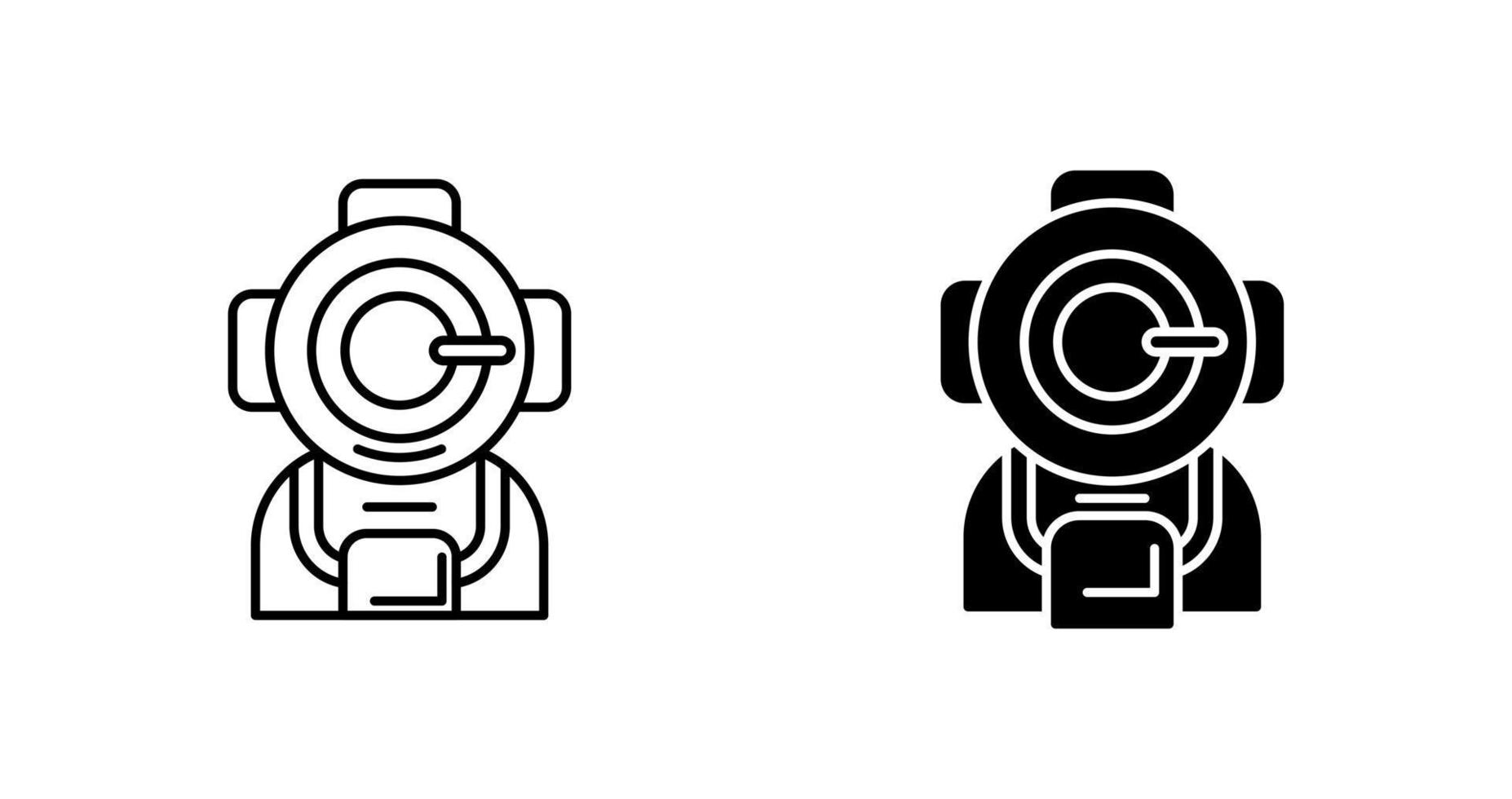 Diving Helmet Vector Icon