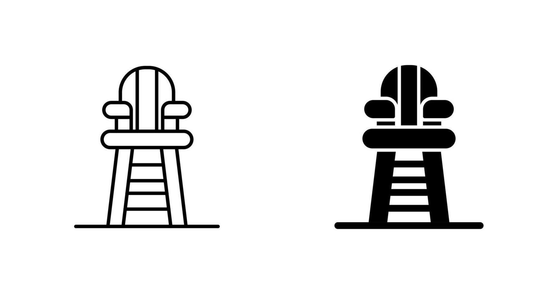 Lifeguard Chair Vector Icon