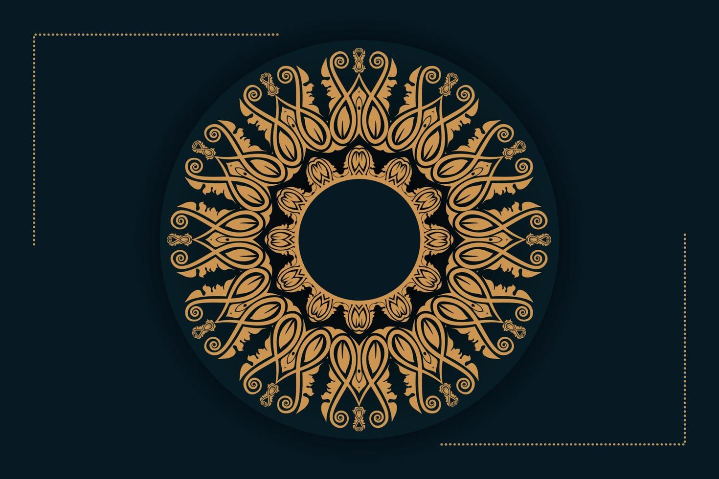 Luxury mandala background design with golden color pattern. Ornamental mandala template for decoration, wedding cards, invitation cards, cover, banner vector