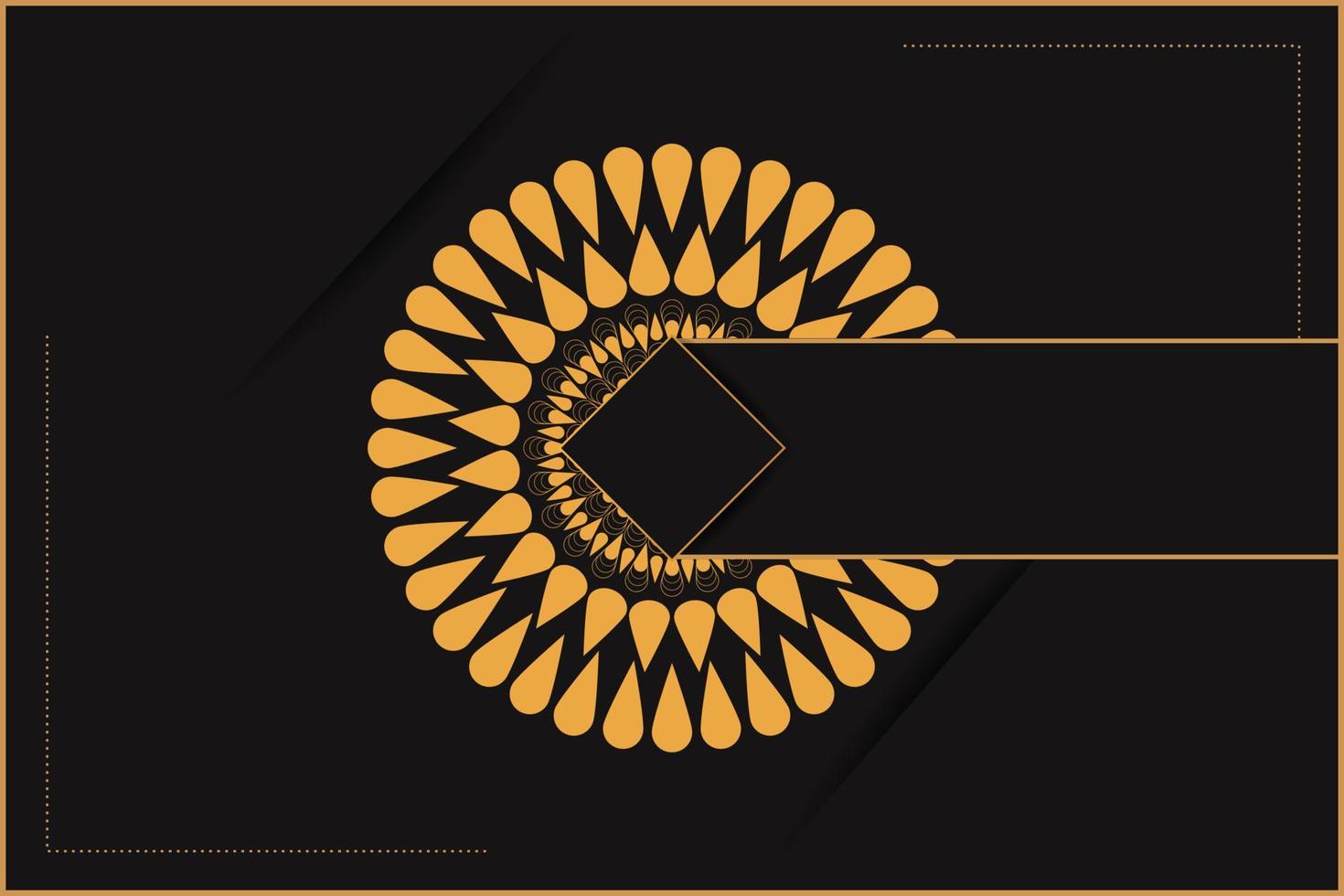 luxury ornamental mandala design background in gold color. ornament elegant invitation wedding card , invite ,Arabesque Pattern, Islamic, backdrop cover banner illustration vector design