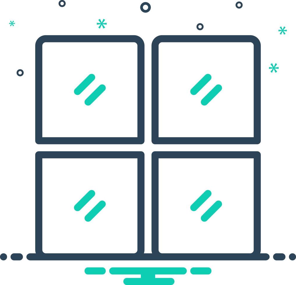 mix icon for sections vector