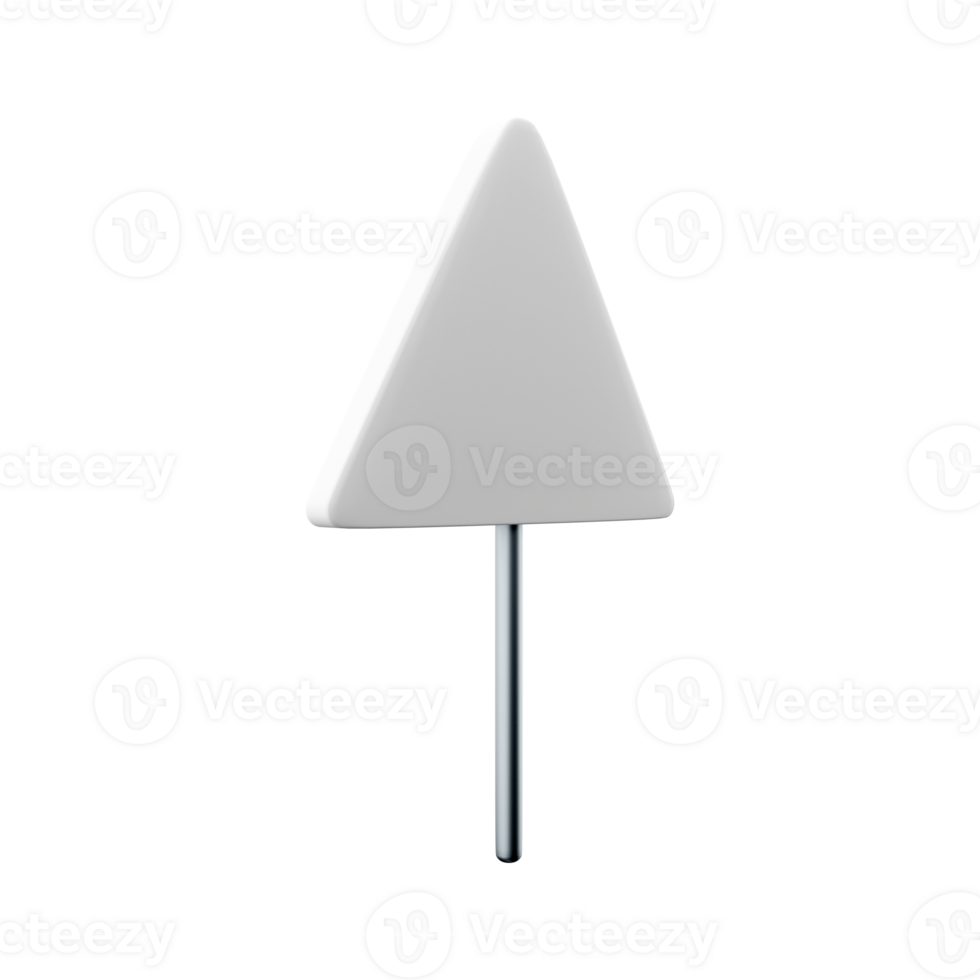 3d Rendern von ein Straße Gefahr unterzeichnen. Straße Information Symbol. 3d Rendern andere Gefahren Symbol, Karikatur Symbol. png