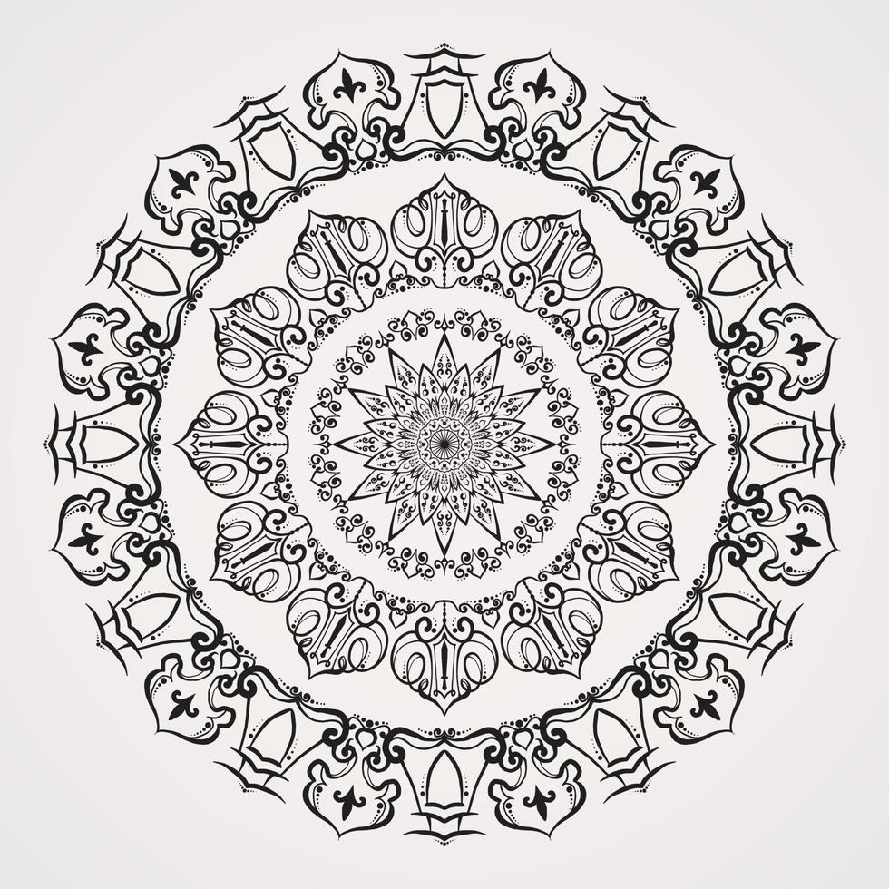 Mandala forms a unit of royal army vector