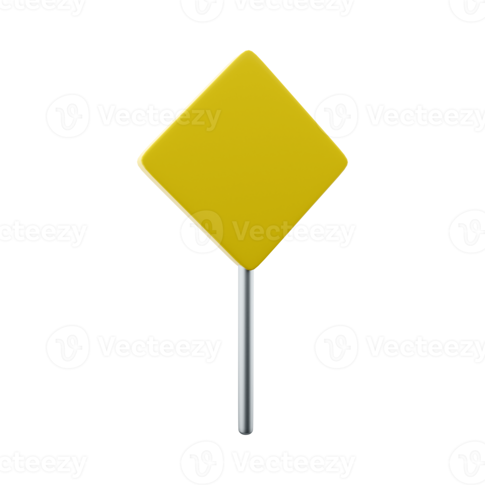 3d render The traffic sign merges with the right lane. Warning to motorists on the road. 3d rendering The traffic sign merges with the right lane cartoon icon. png