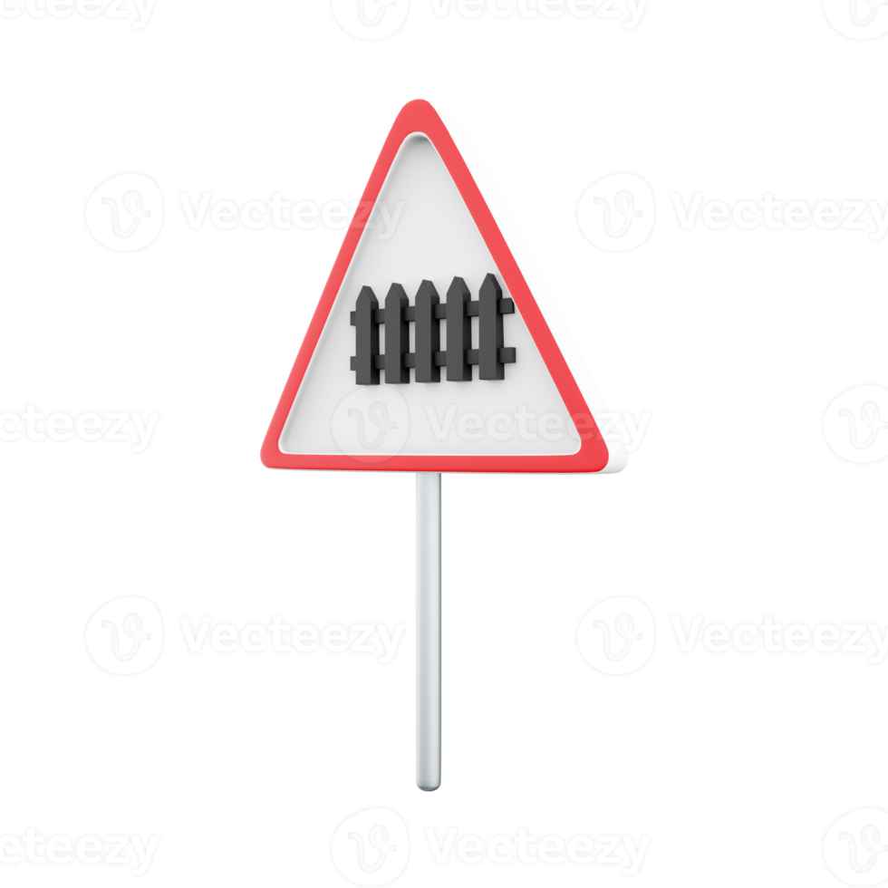 3d render Raster version. Illustration of Prohibitory Red Circle Sign. 3d render icon No Entry for Vehicular Traffic. png