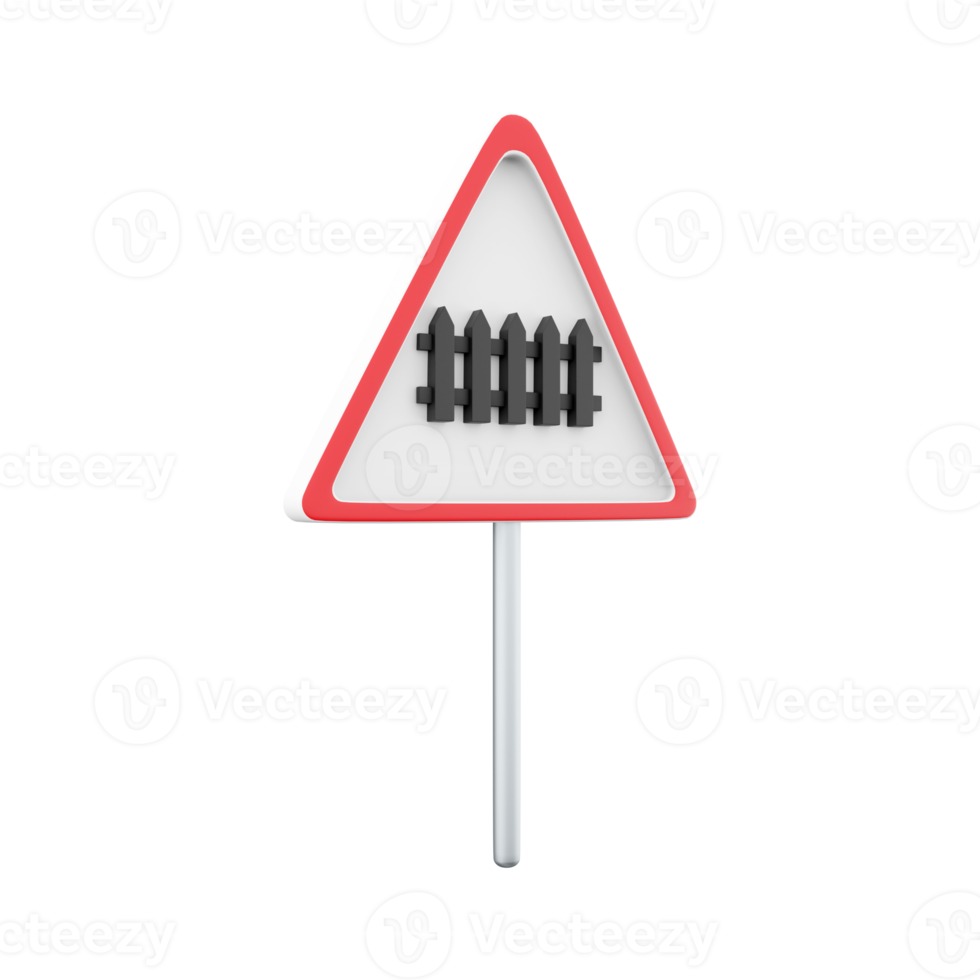 3d render Raster version. Illustration of Prohibitory Red Circle Sign. 3d render icon No Entry for Vehicular Traffic. png