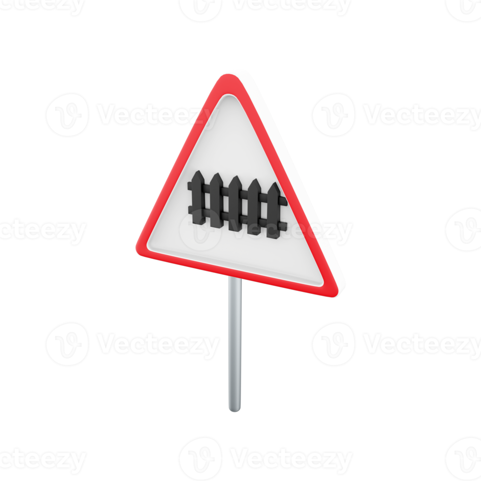 3d render Raster version. Illustration of Prohibitory Red Circle Sign. 3d render icon No Entry for Vehicular Traffic. png