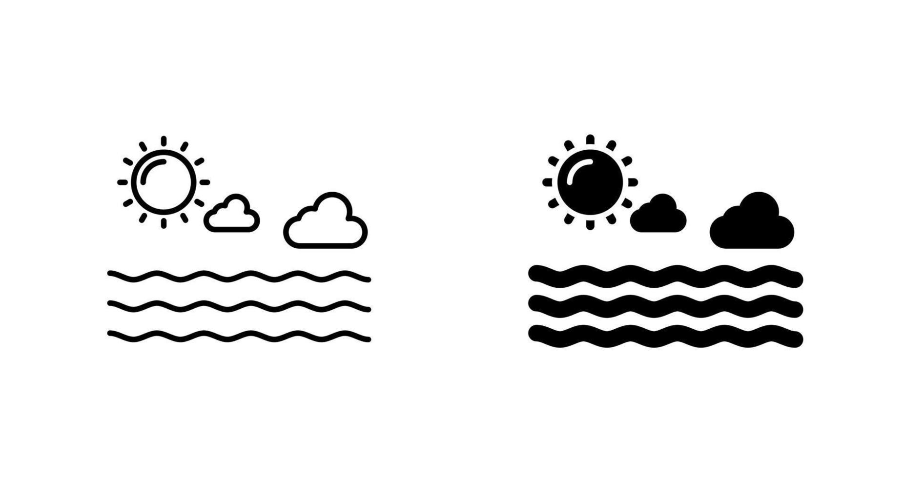 Sea Vector Icon