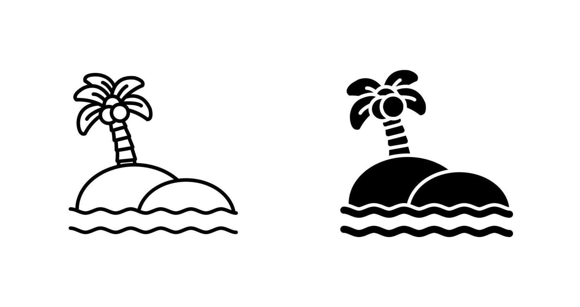 Island Vector Icon