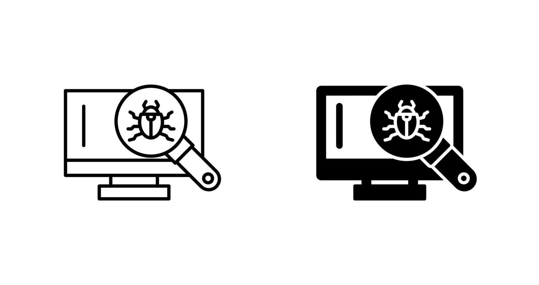 Search Virus Vector Icon