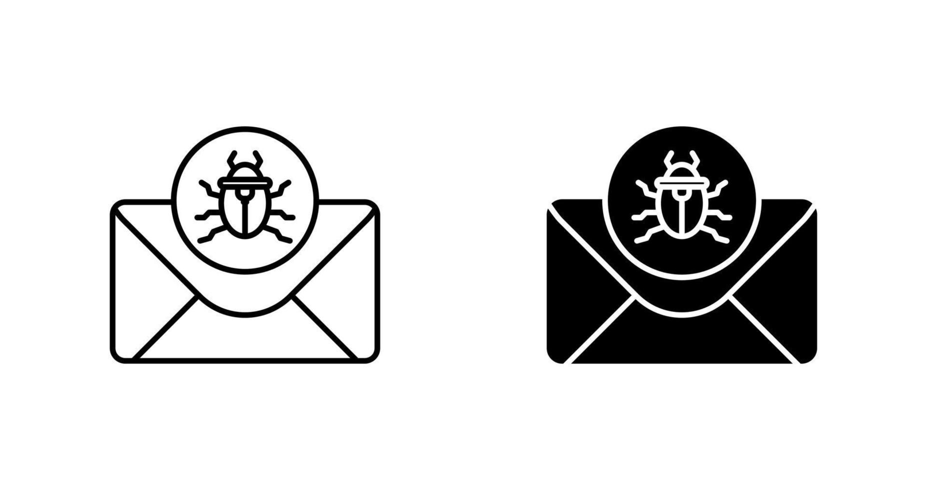 Mail Virus Vector Icon