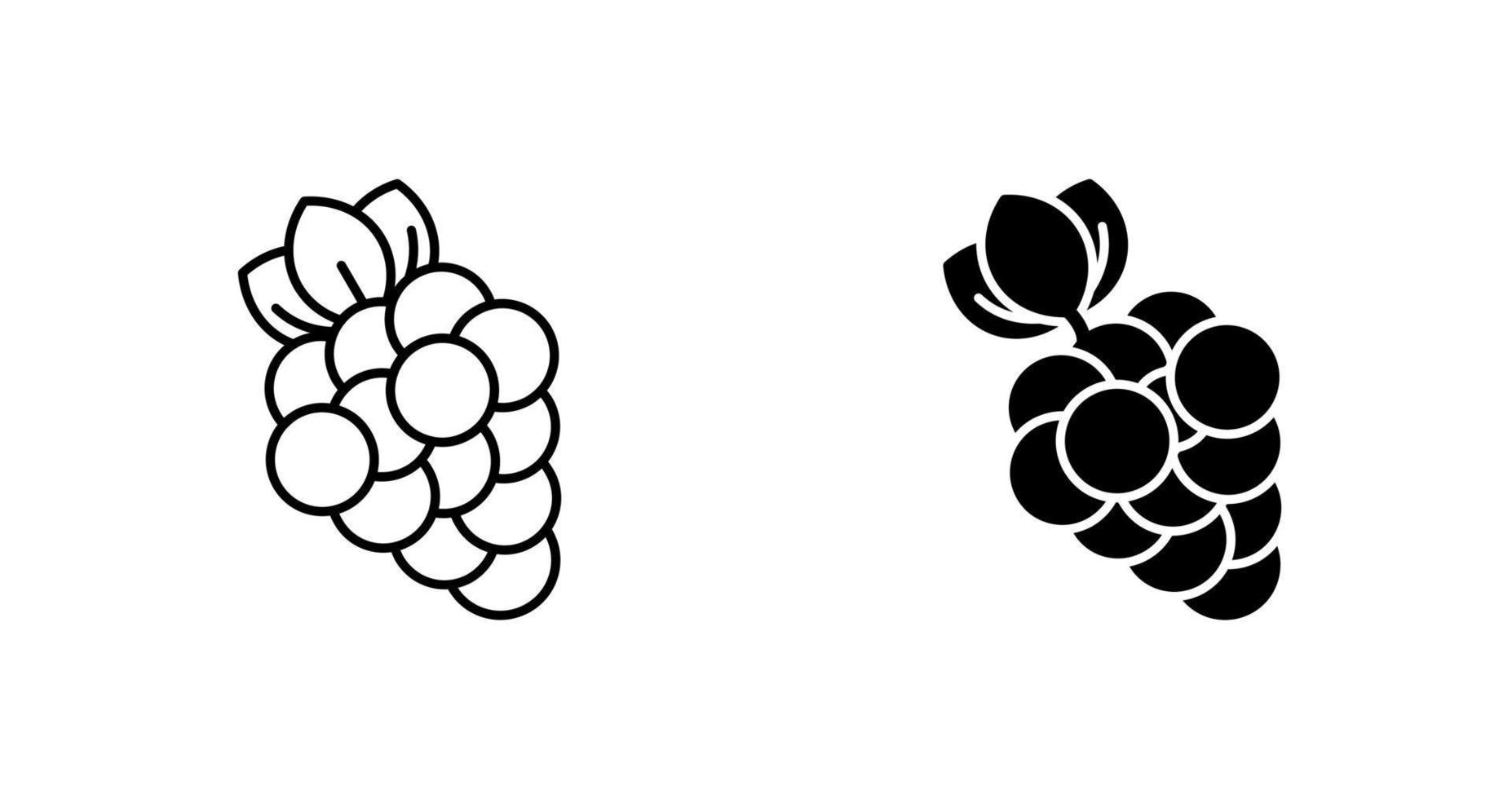 Grapes Vector Icon