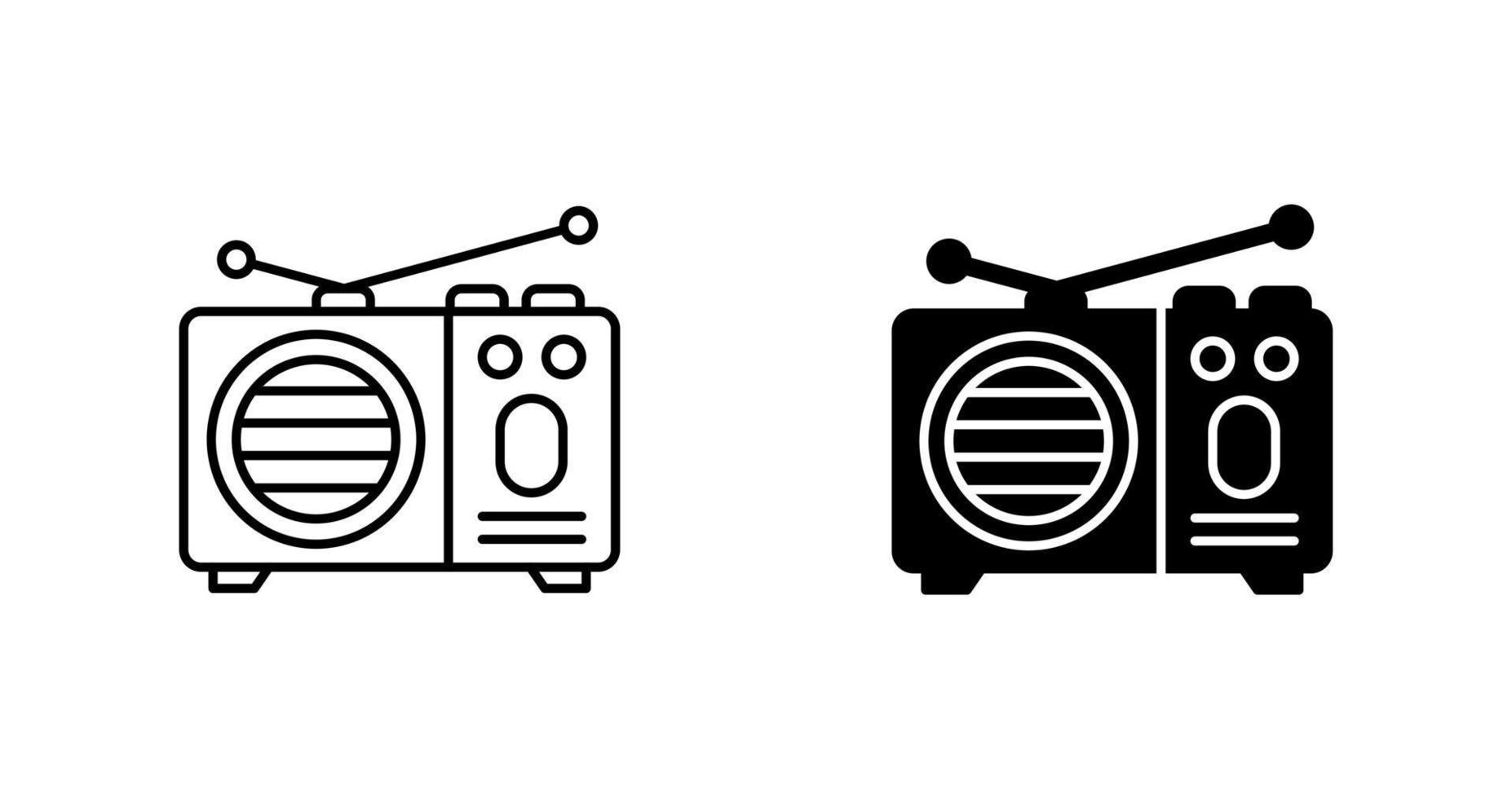 Radio Vector Icon