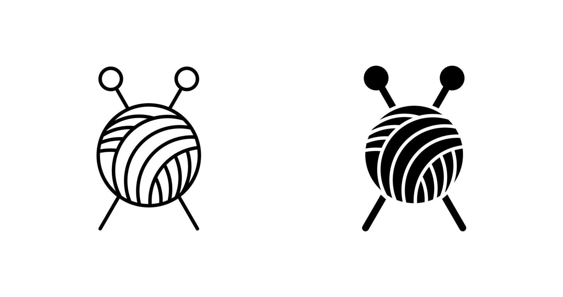 Knitting Vector Icon