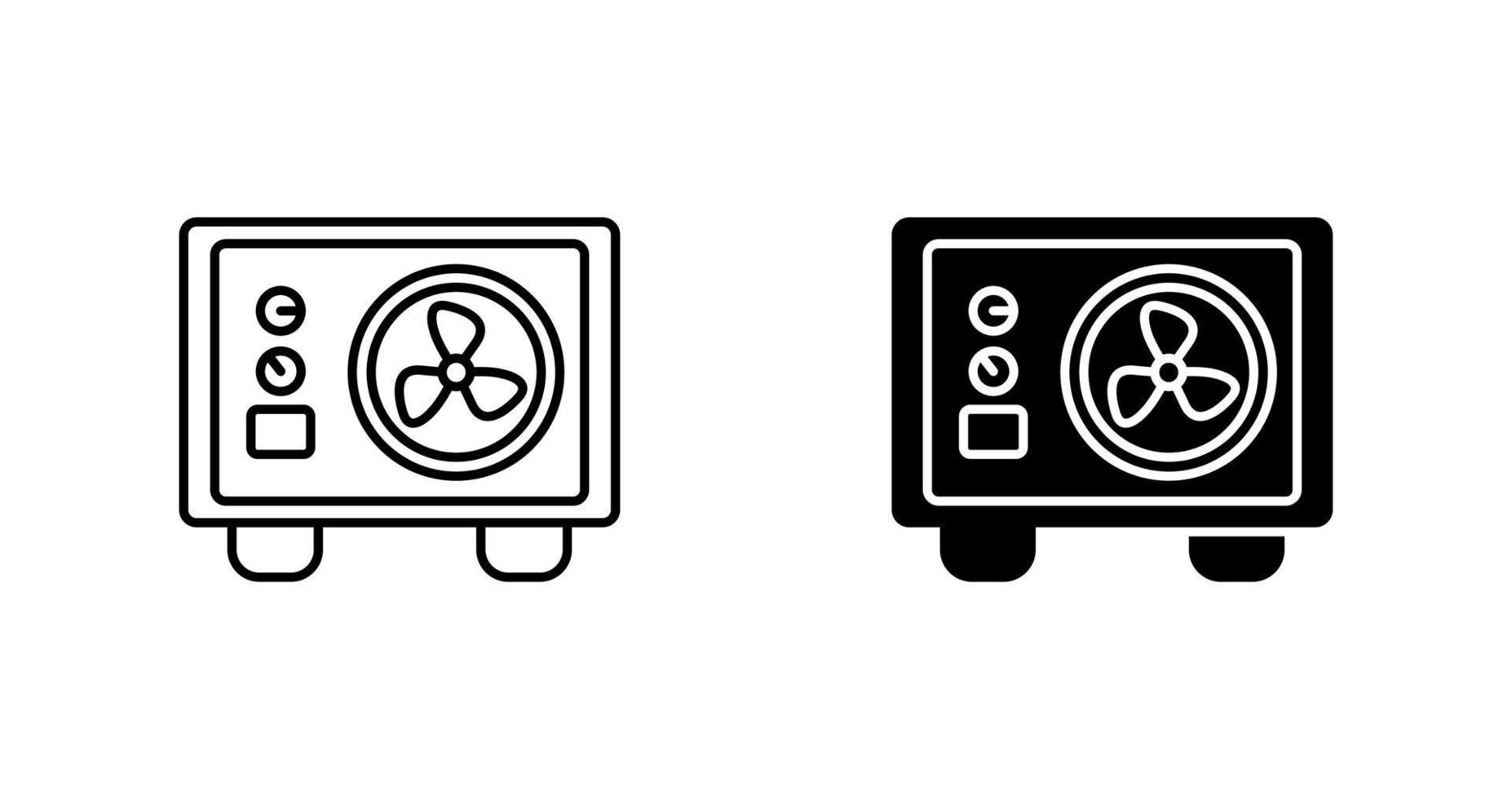 Outdoor Ac Vector Icon