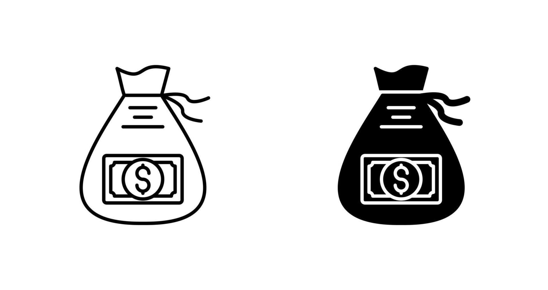 Money Bag Vector Icon