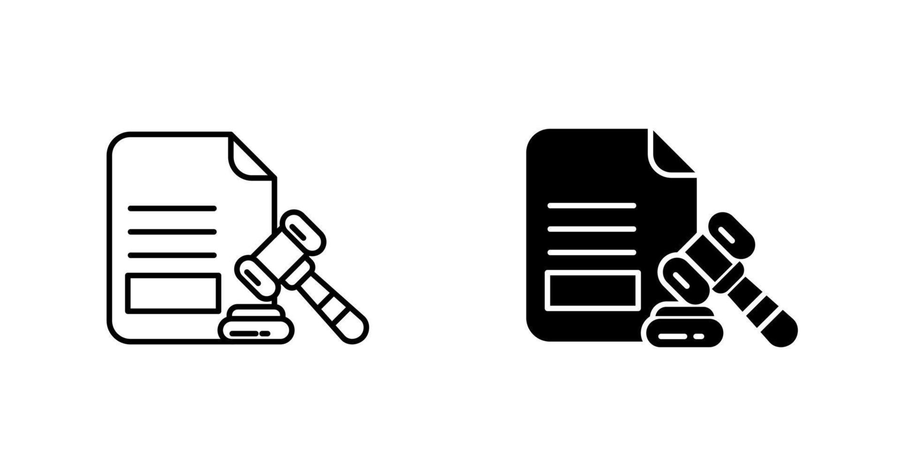 Legal Paper Vector Icon