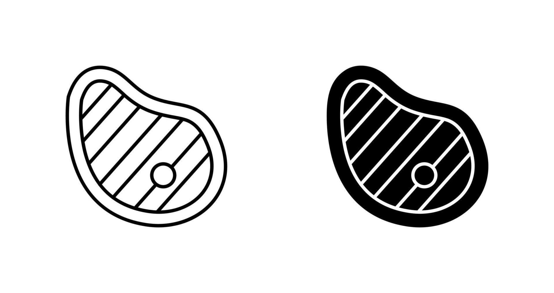 Steak Vector Icon