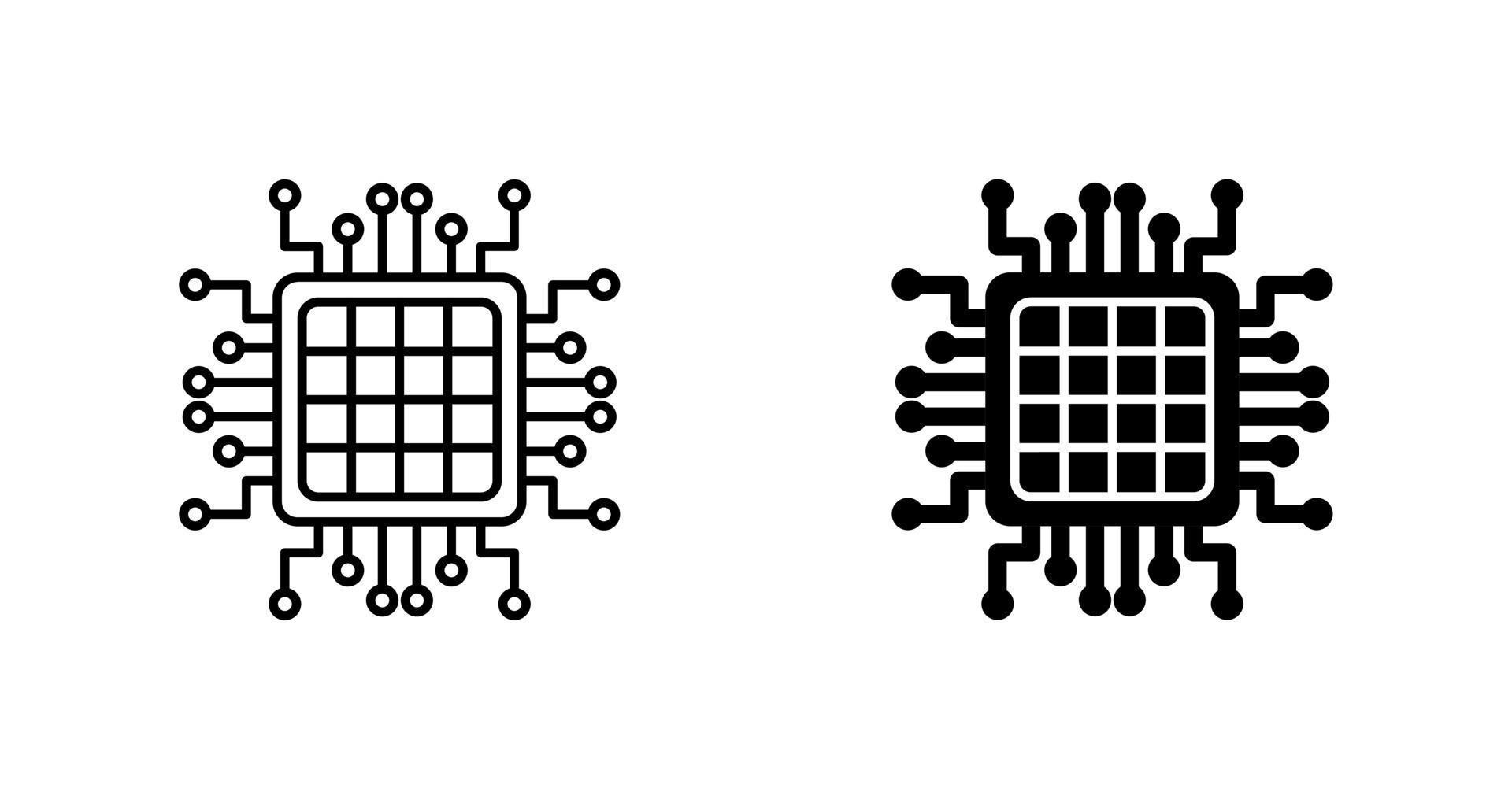 Processor Vector Icon 22284355 Vector Art at Vecteezy