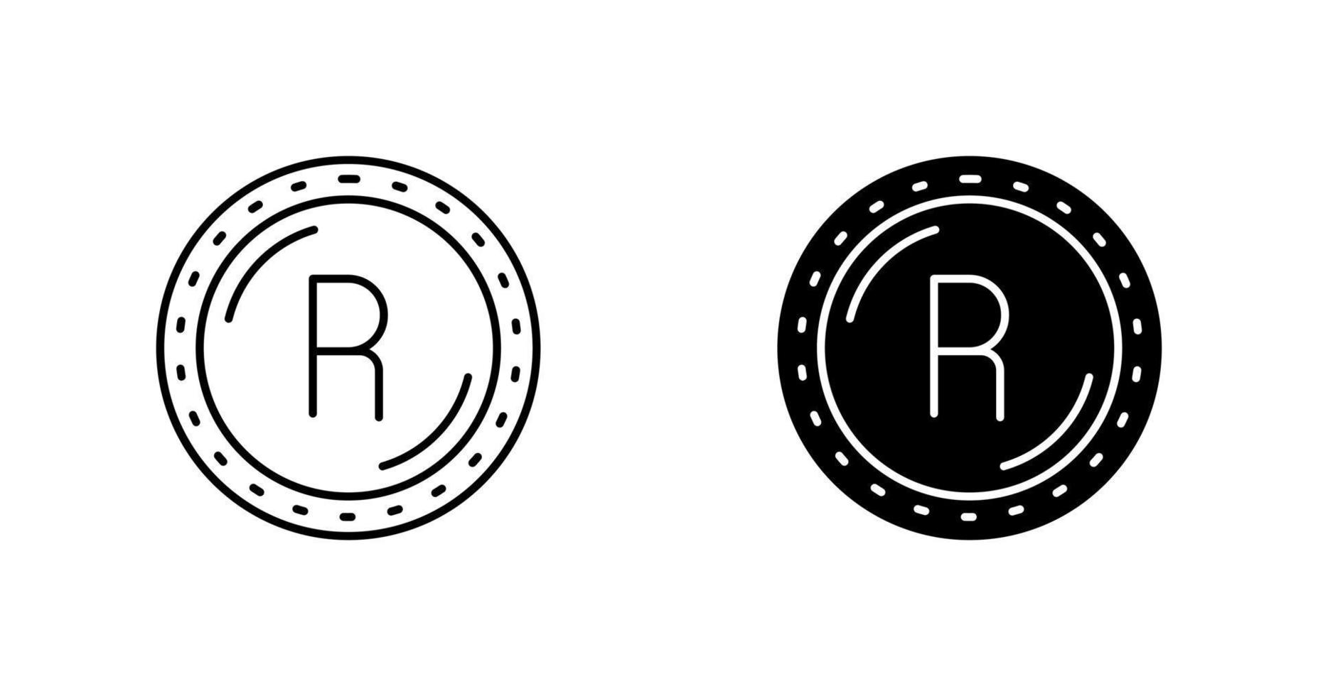 Rand Currency Vector Icon