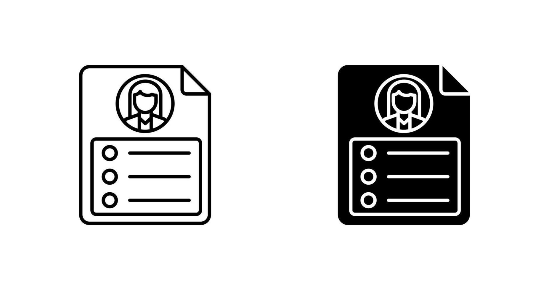 Portfolio Vector Icon