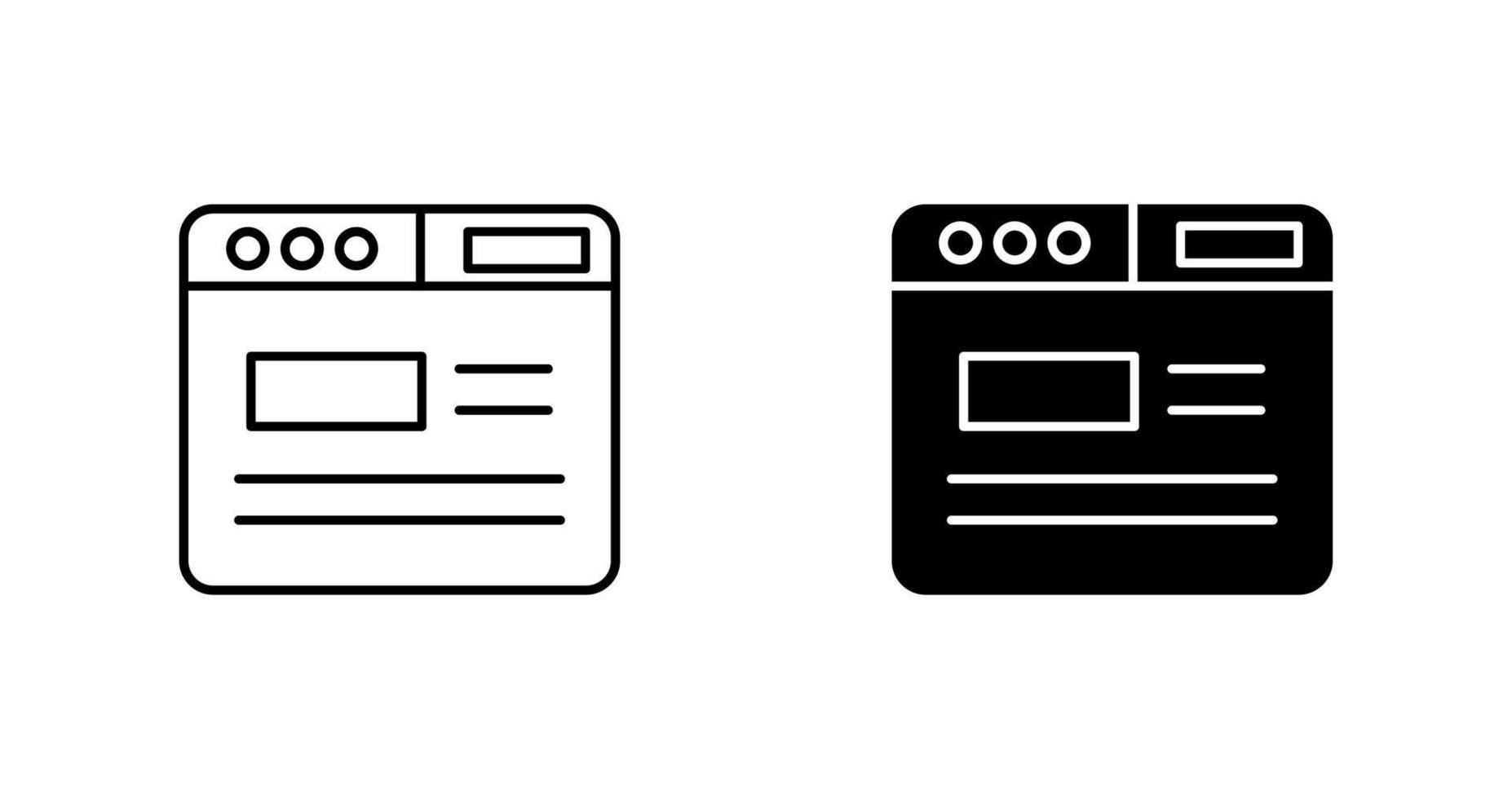 Webpage Vector Icon