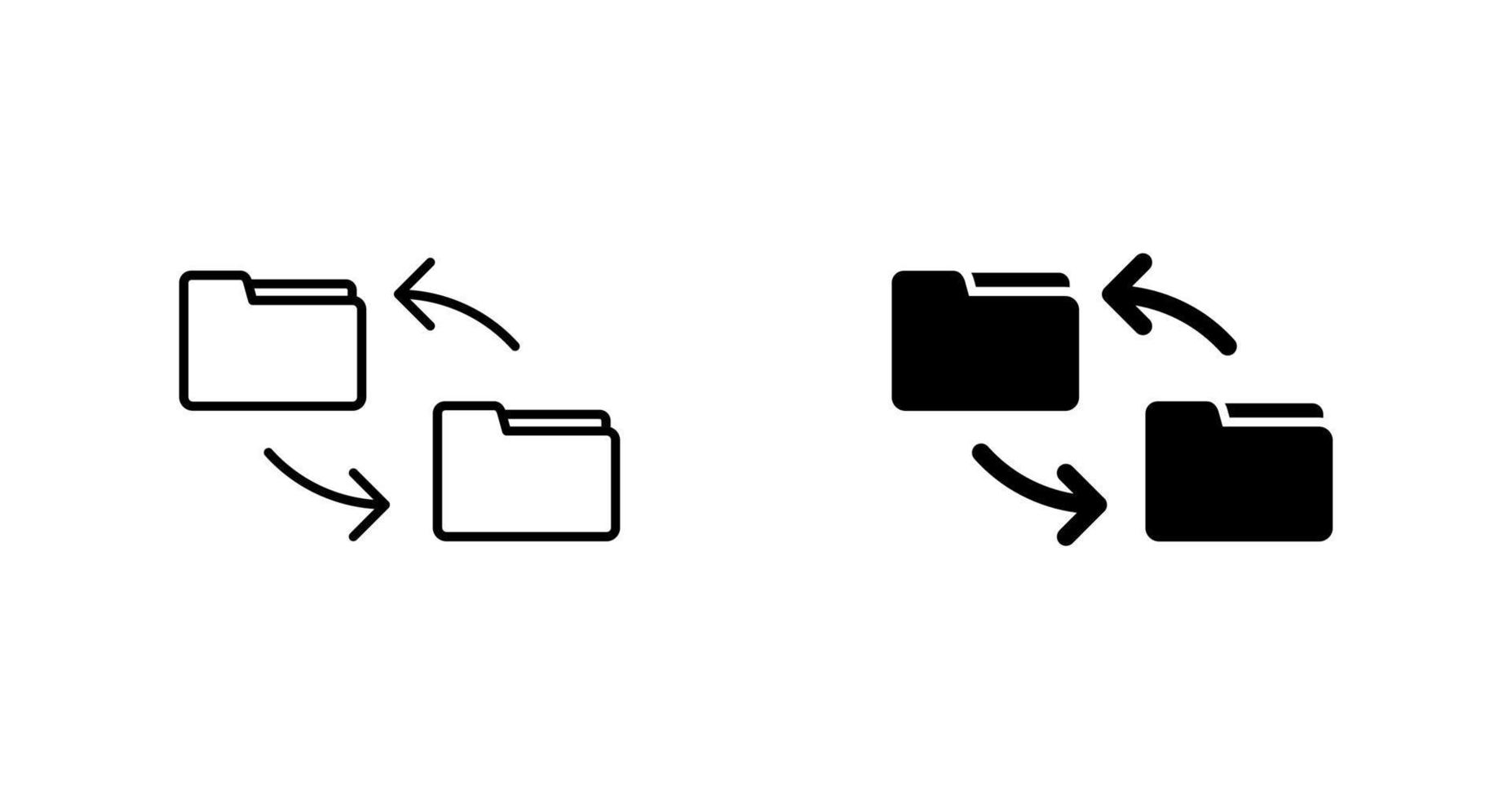 File Transfer Vector Icon