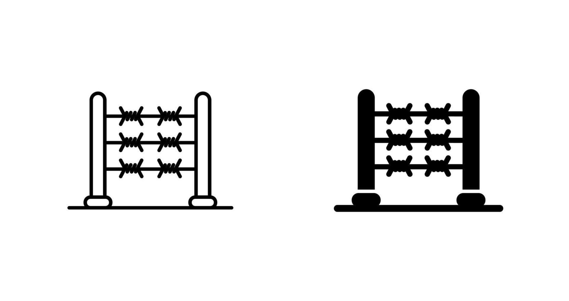 Barbed Wire Vector Icon