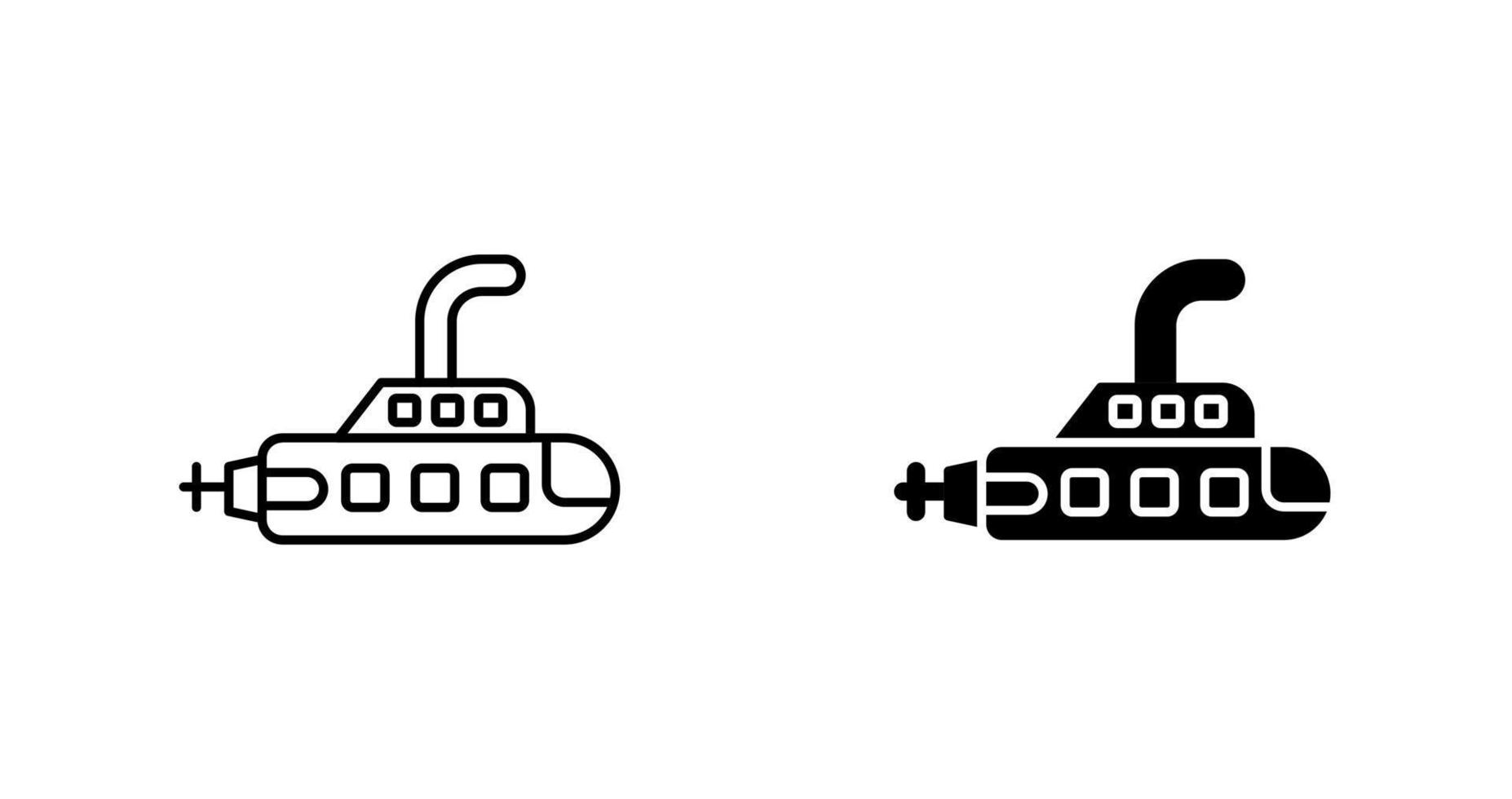 Submarine Vector Icon