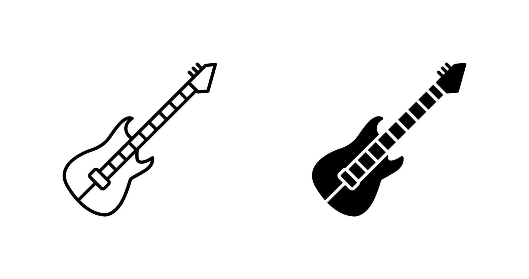 icono de vector de guitarra