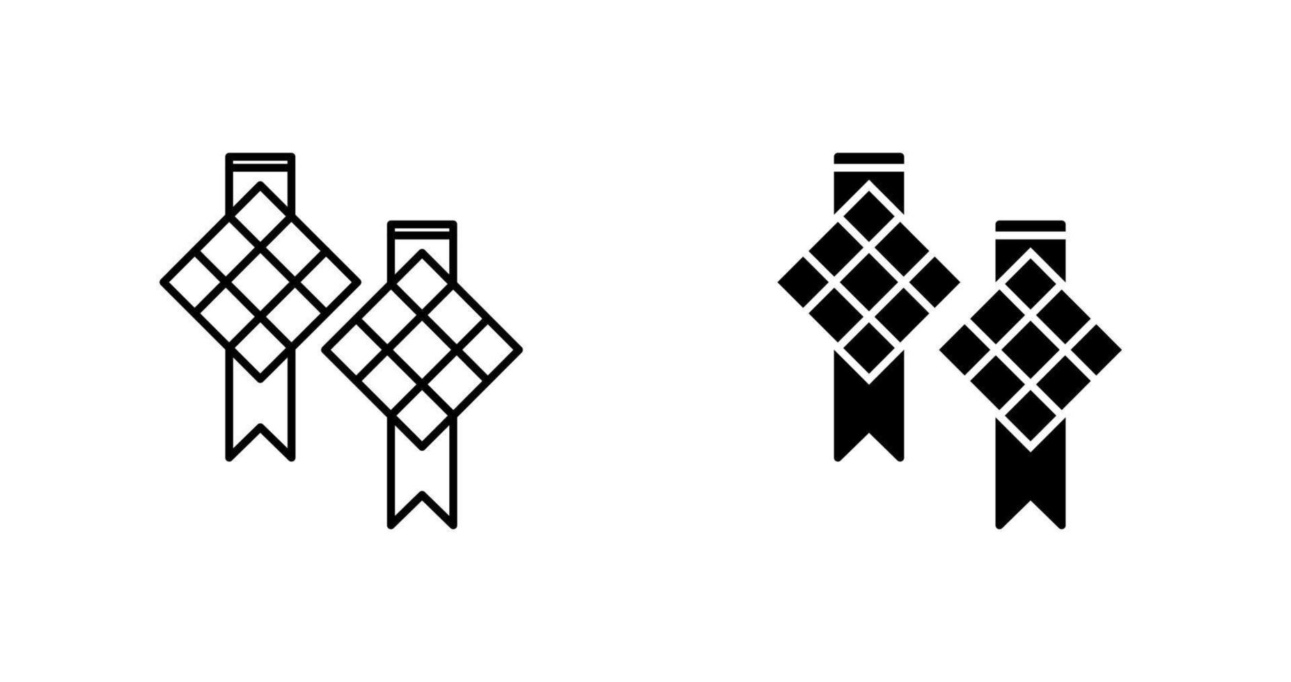 Ketupat Vector Icon