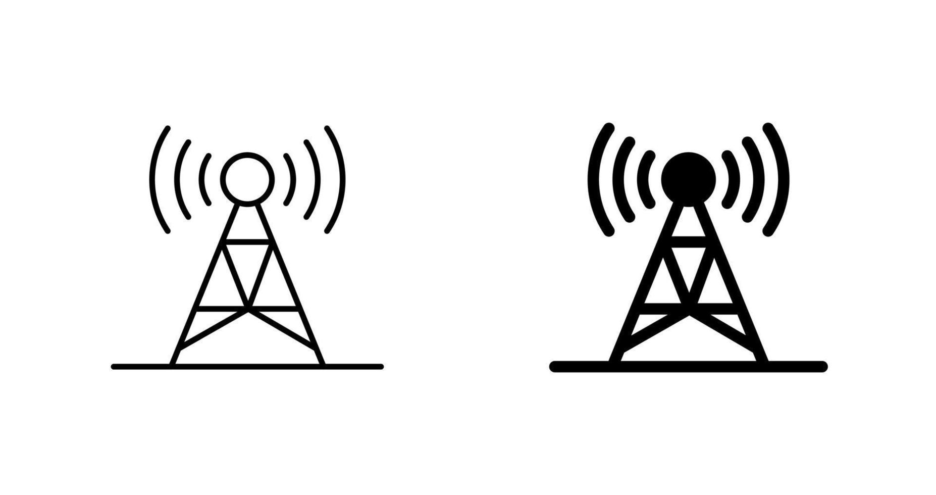 Signal Tower Vector Icon