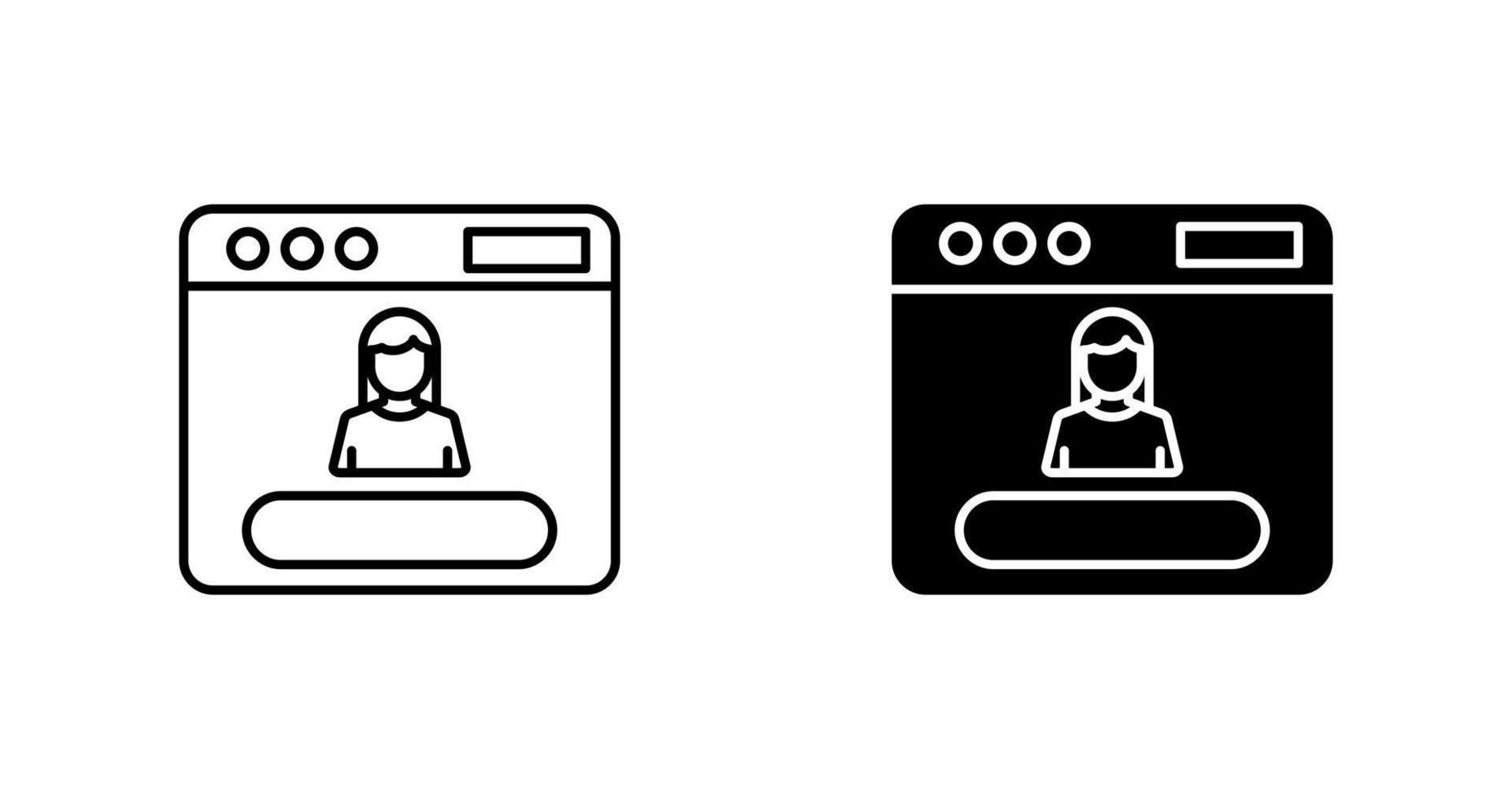 Username Vector Icon