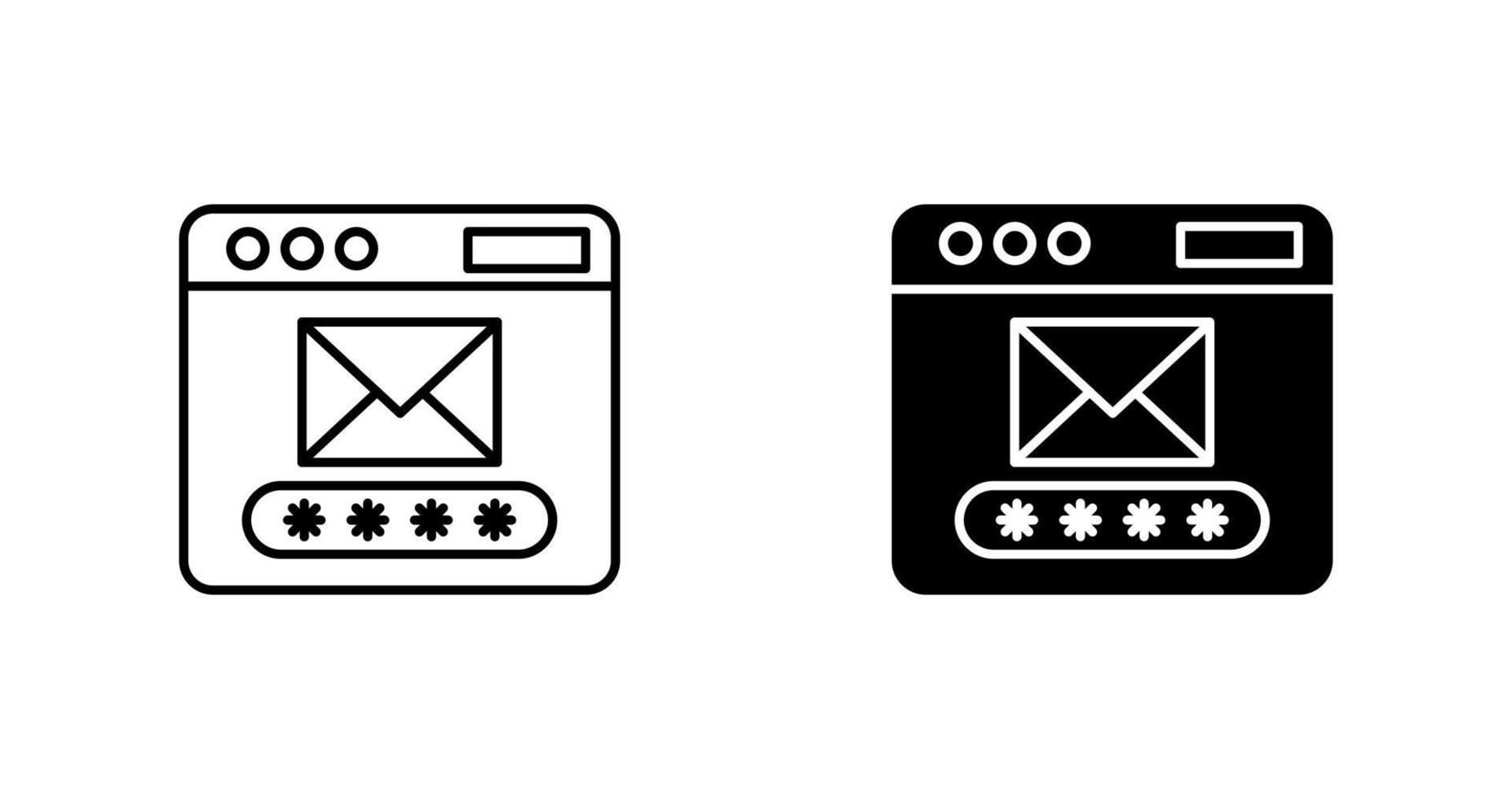 Mail Code Vector Icon