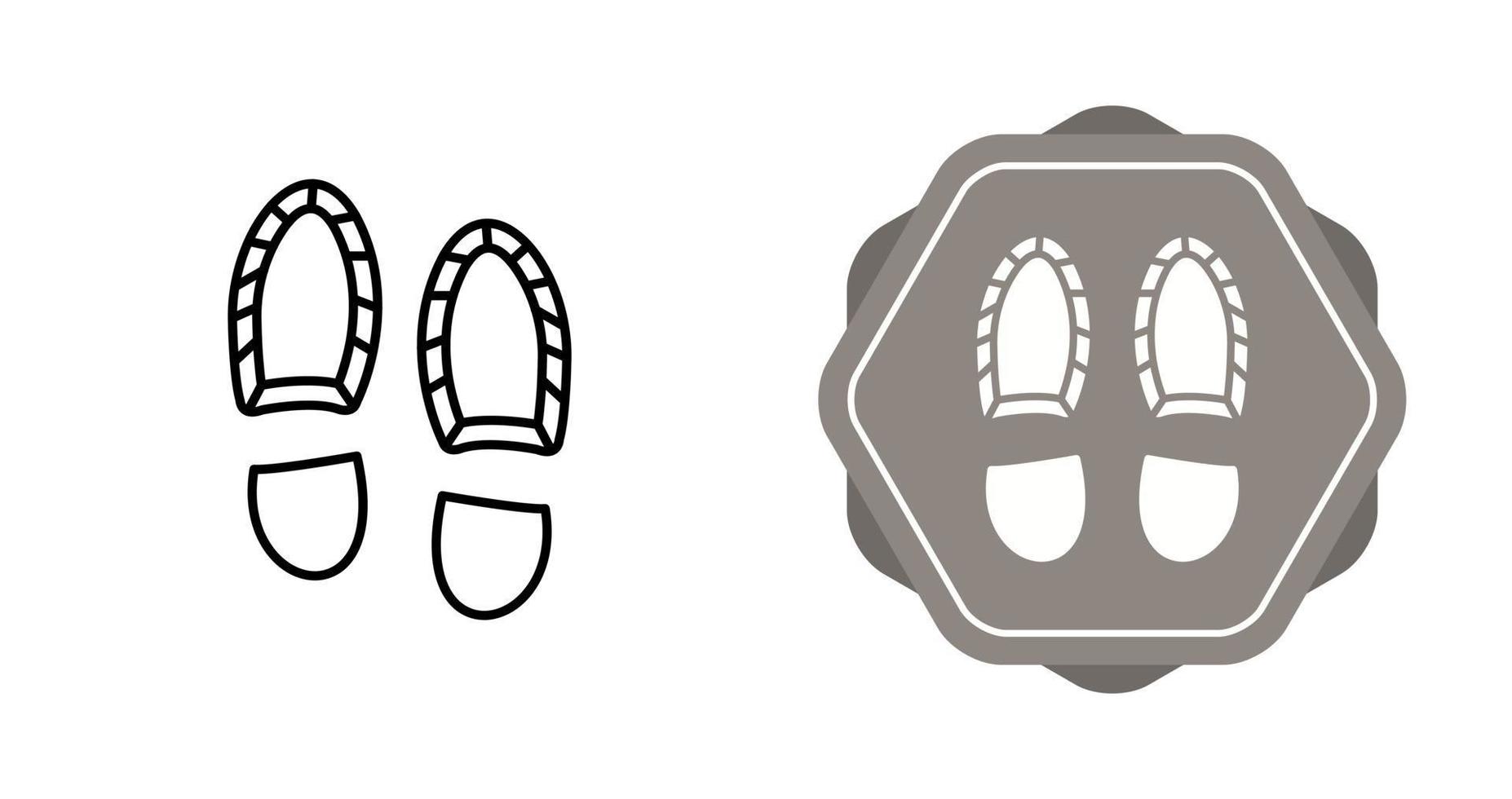 Footprint Vector Icon