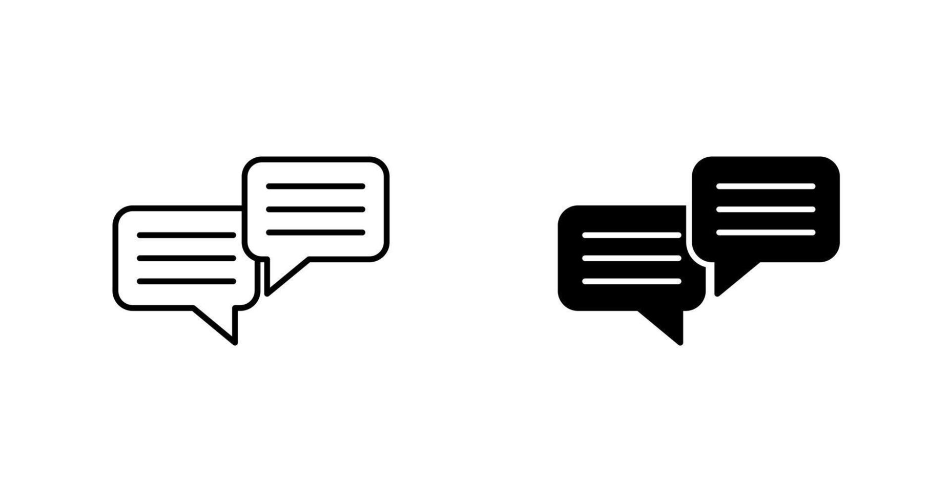 Chatting Vector Icon