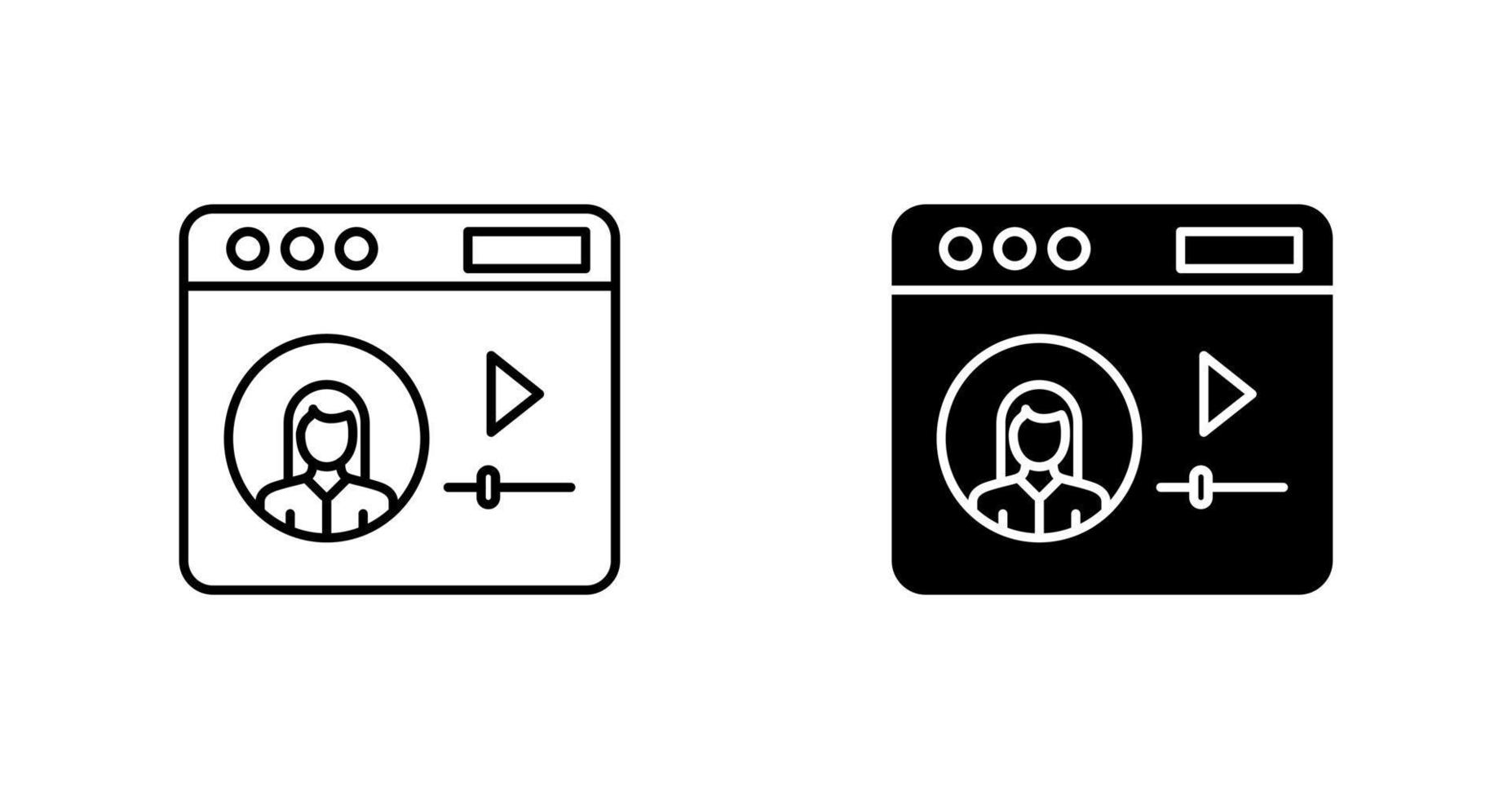 Video Tutorial Vector Icon