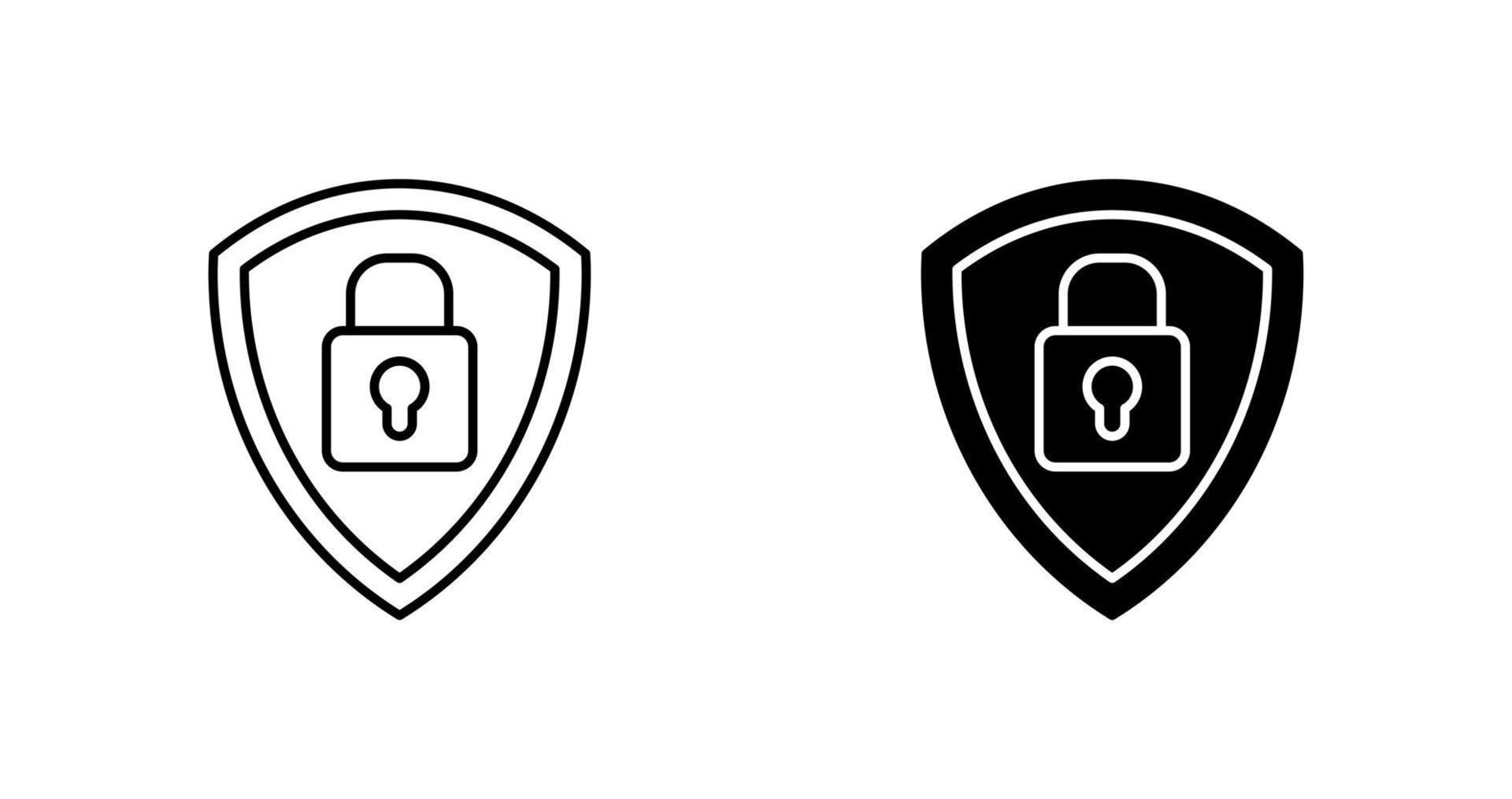 icono de vector de seguridad