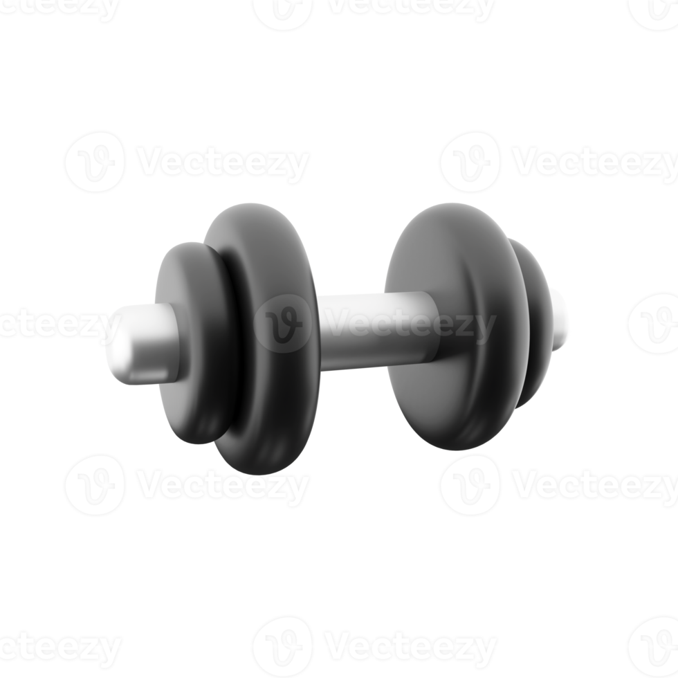 3d rendering strength training weight lifting barbell 3d icon 3d illustration gym equipment fitness theme png