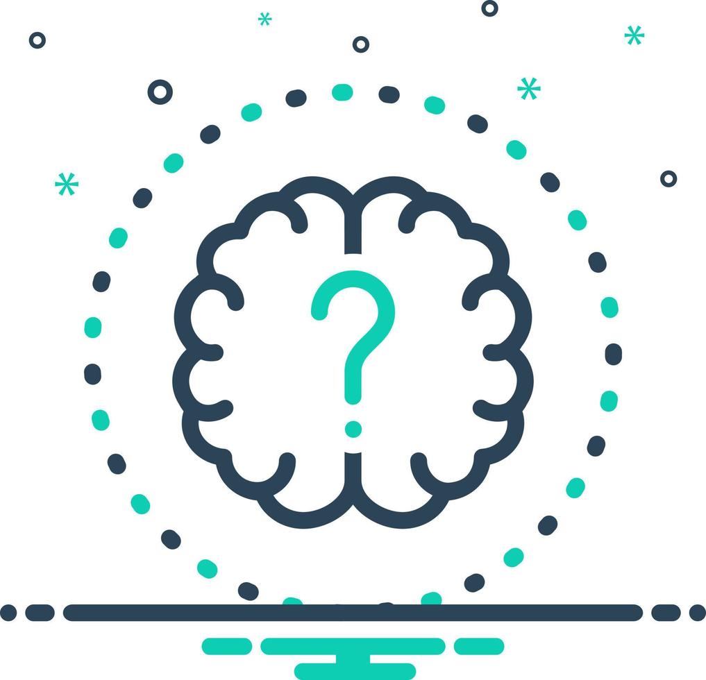 mix icon for thought vector