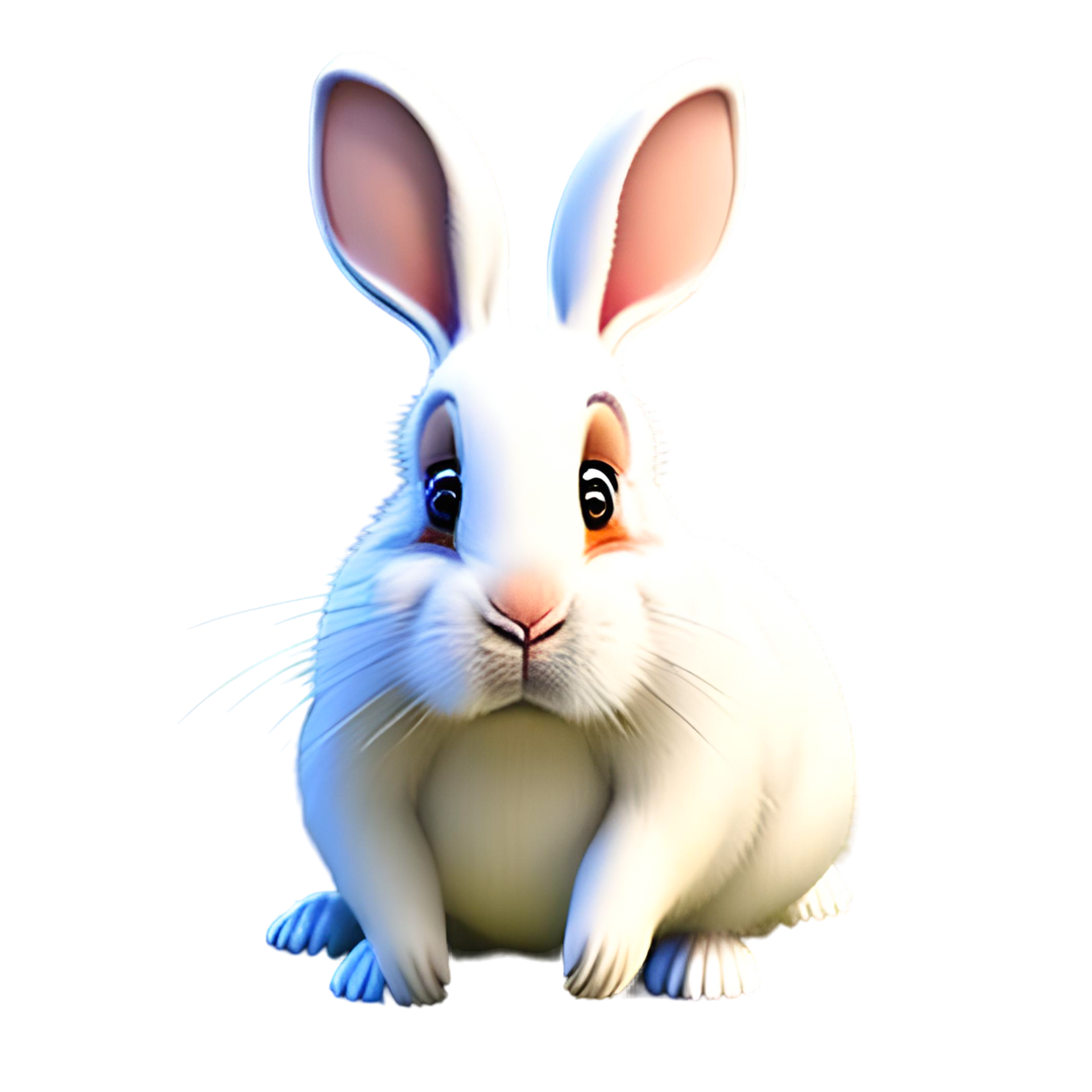 Cute Animal White Rabbit White Transparent 22285416 PNG