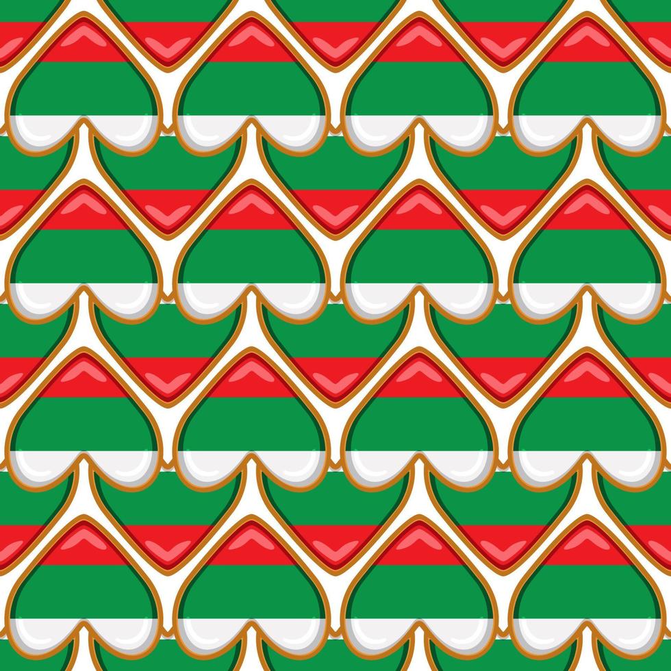 modelo Galleta con bandera país Bulgaria en sabroso galleta vector