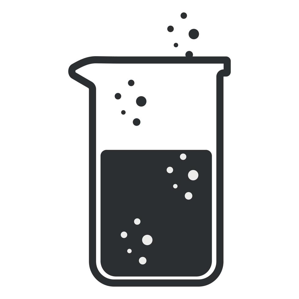 Lab flask icon. Vector illustration