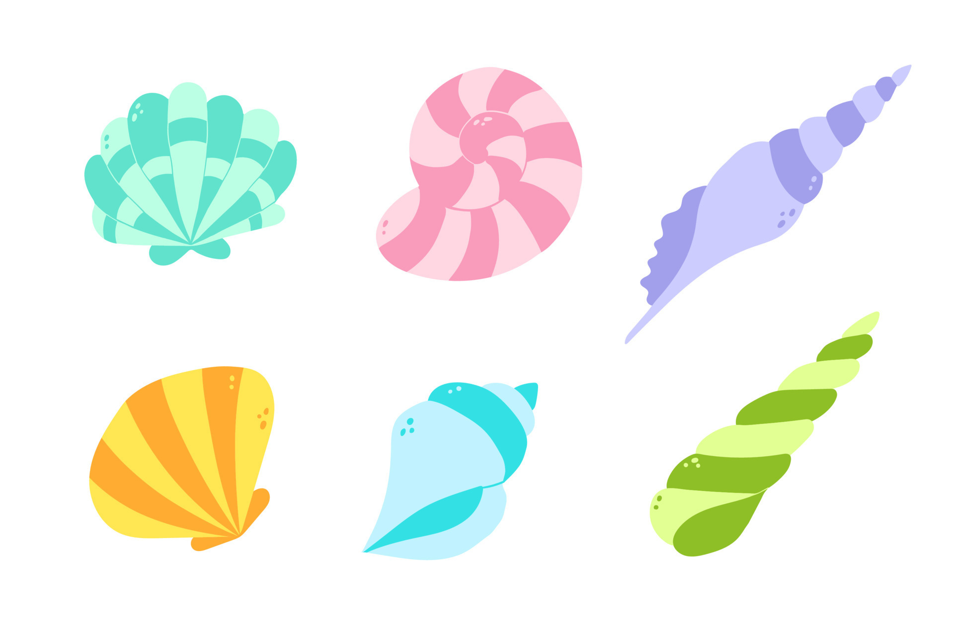 Animated Seashells image.