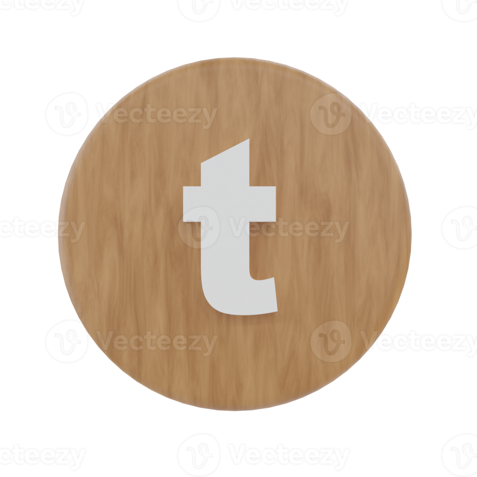 Letter t on shape round png