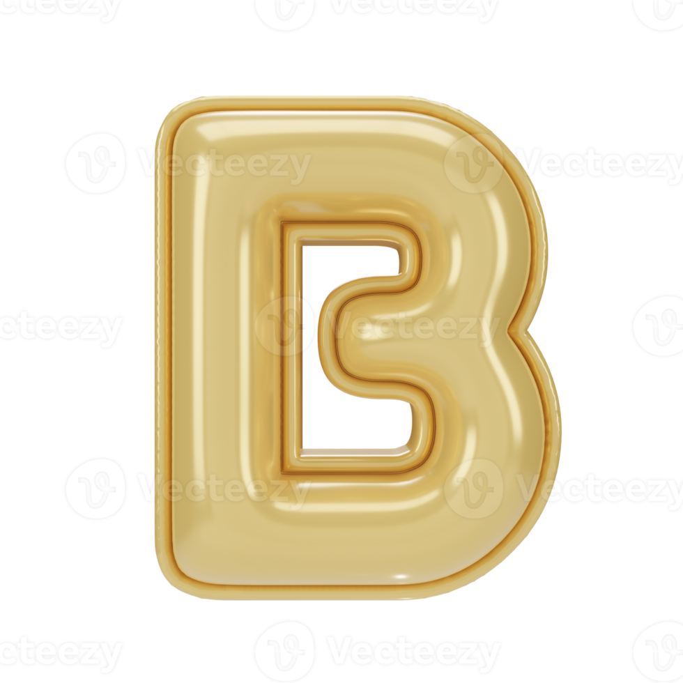 Balloon letter B png