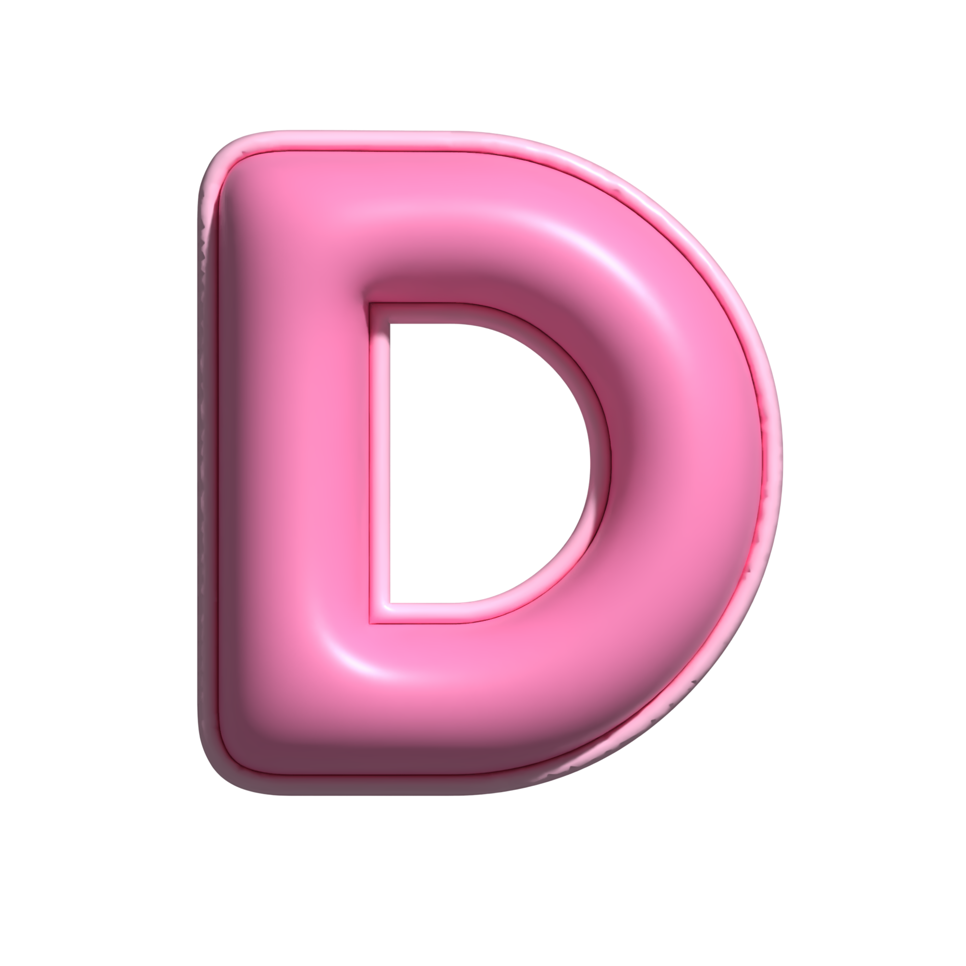 letra re rosado alfabeto lustroso 22285976 PNG